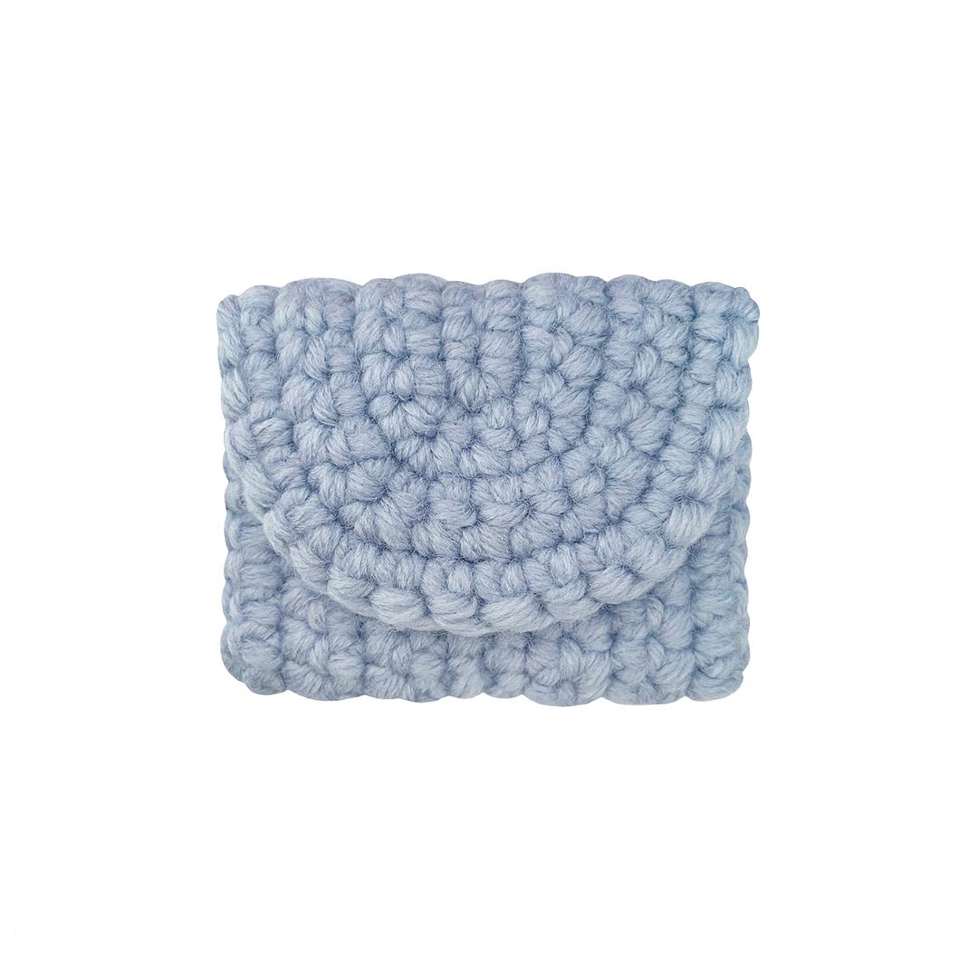 Indigo blue card wallet