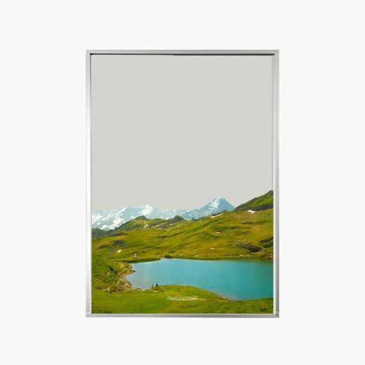 Swiss mountain lake mirror (7월13일 출고)