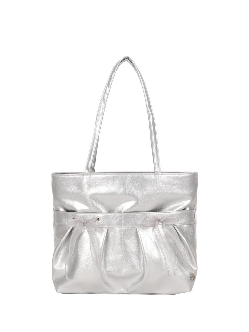 Easy ribbon bag_silver