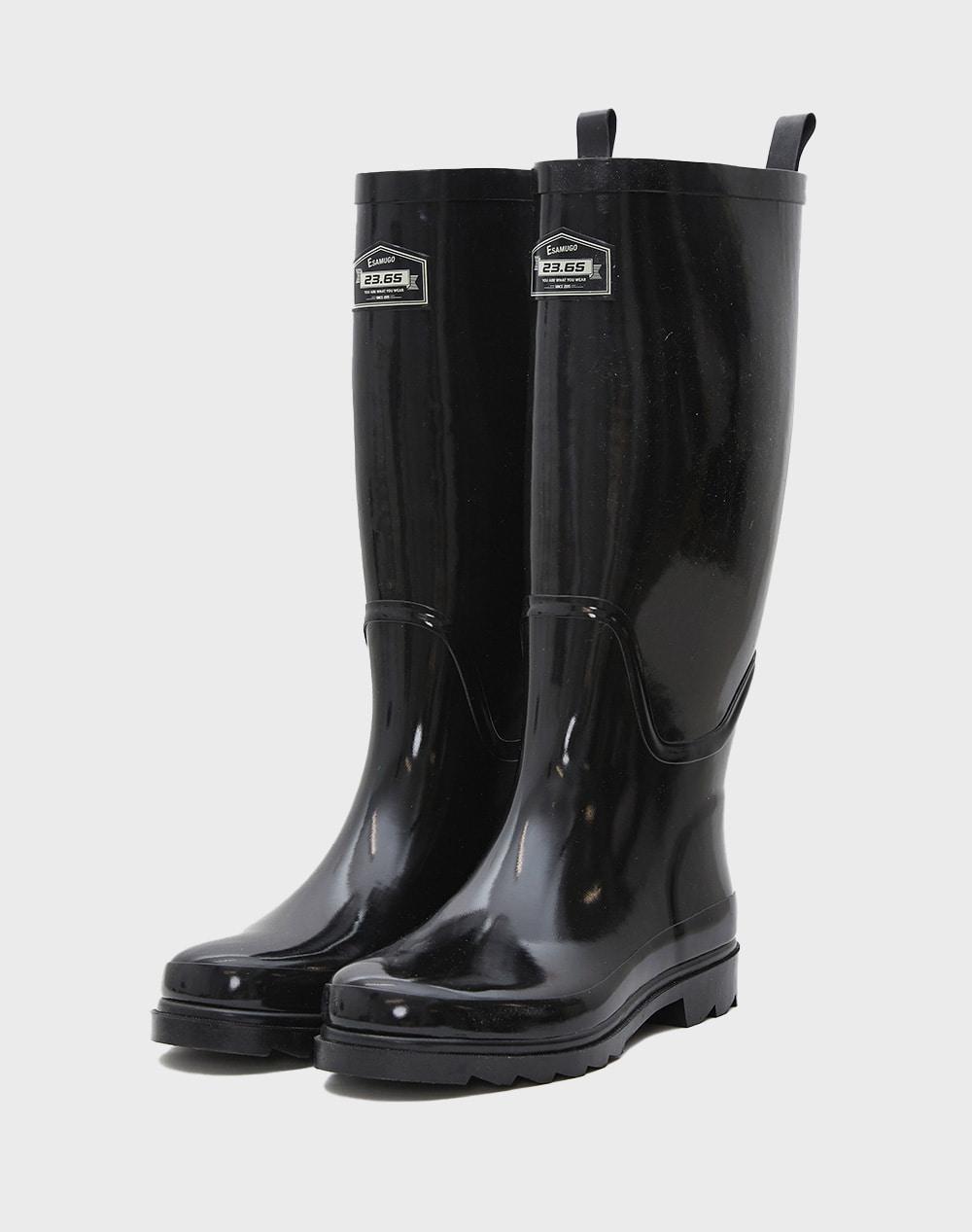 RAIN BOOT METAL BLACK