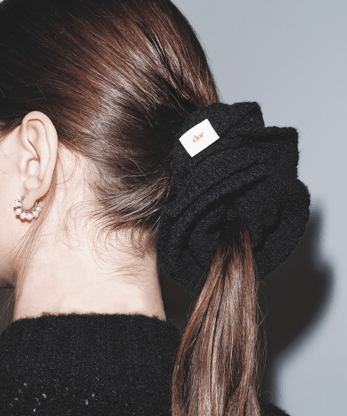 CROCHET SCRUNCHIE - 2 colors