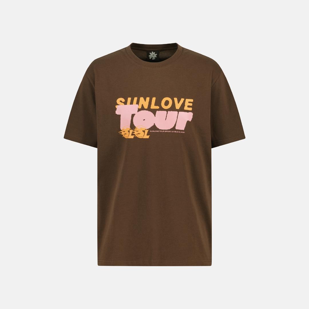 Back Burning Sign Tee Brown