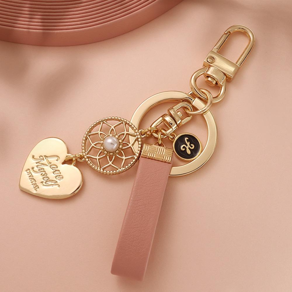 [BEST선물추천] 드림캐쳐 탄생석 이니셜 레더 키링 7종 택1