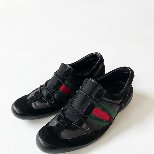 GUCCI SUEDE SNEAKERS (37)