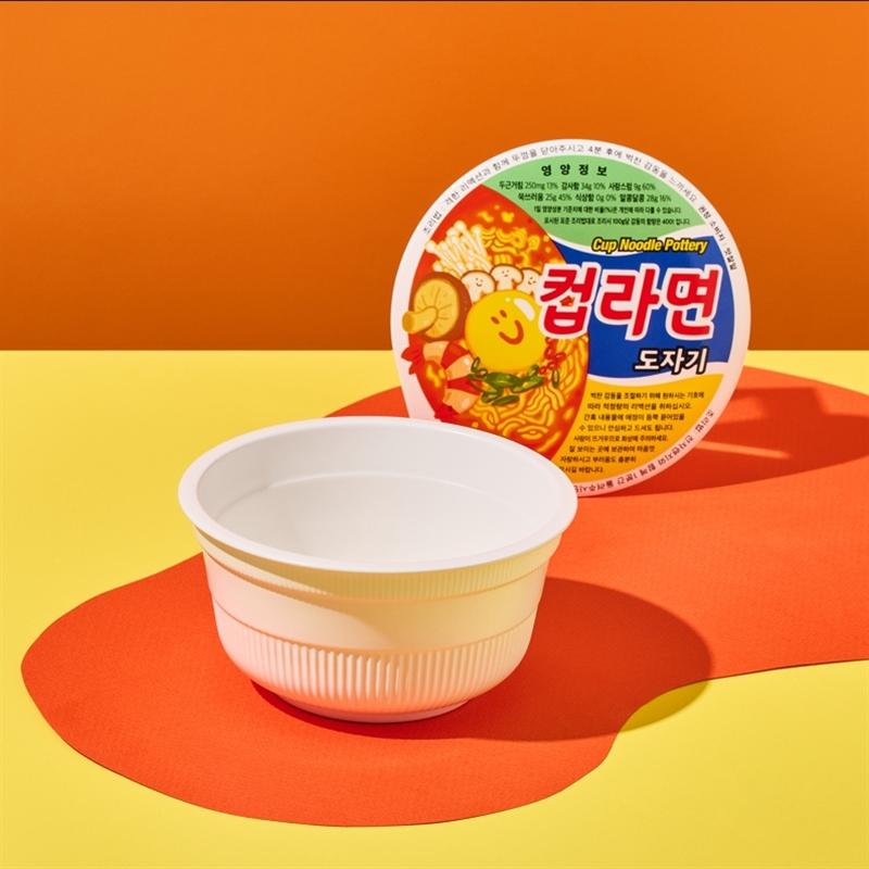 40년 장인, 원조 육개장 컵라면 도자기 세트