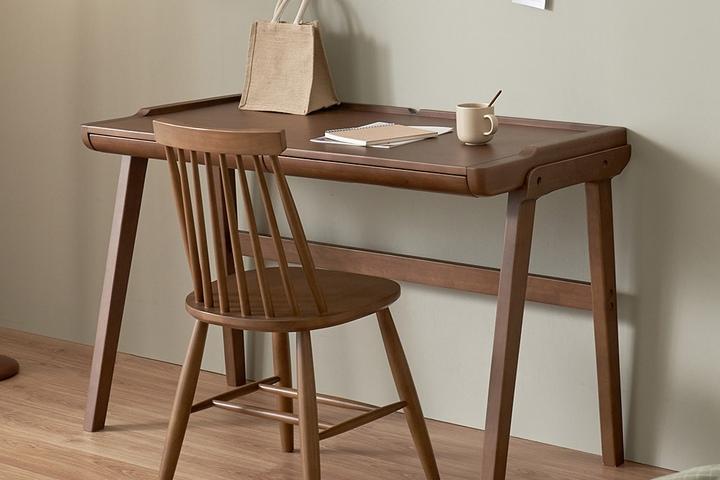 웨이브 원목 책상 1200