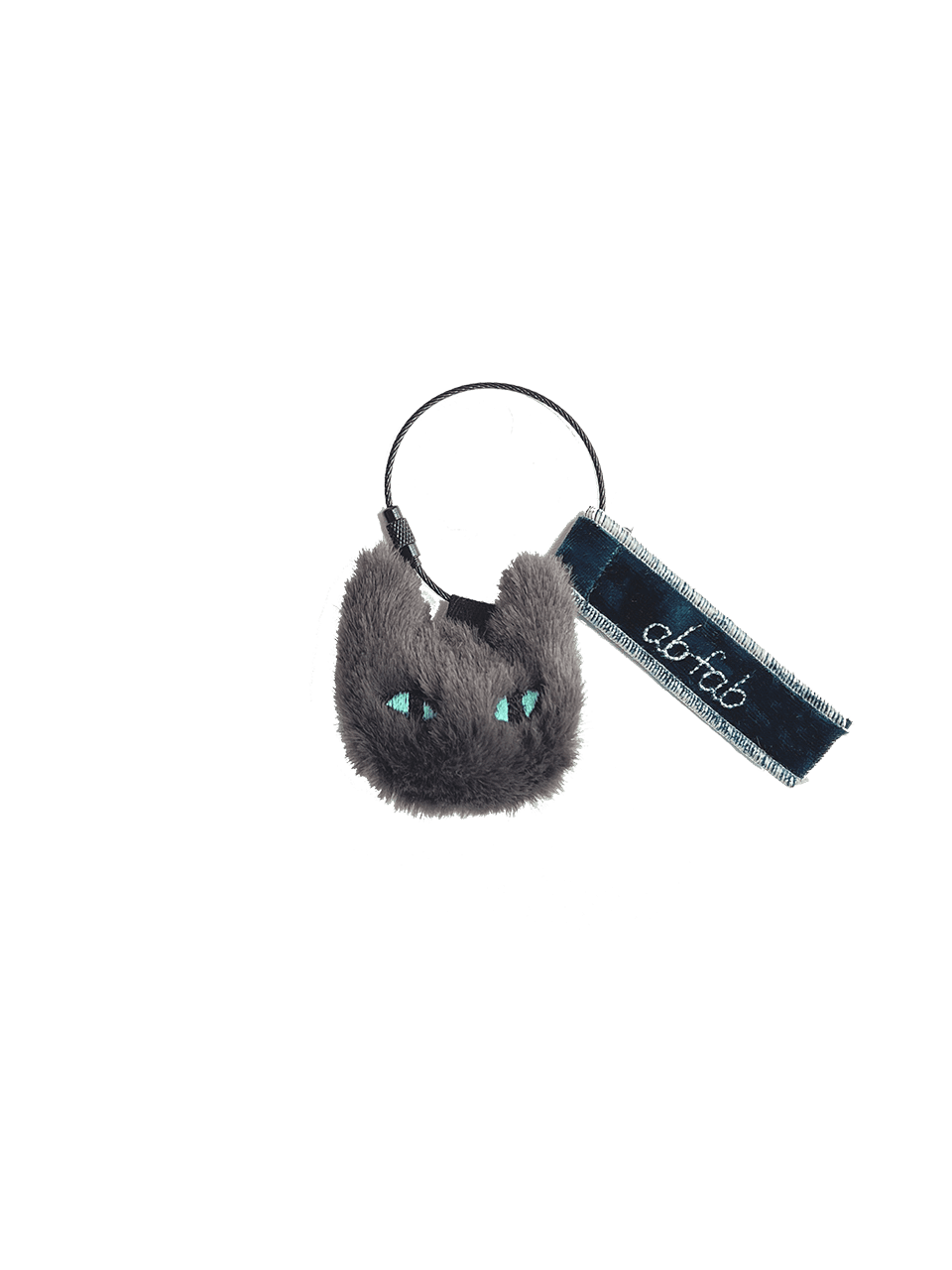 Russian blue cat ( key ring )