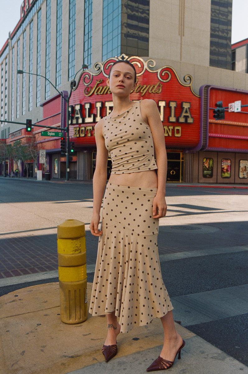 Maeve Midi Skirt | Polka Dot