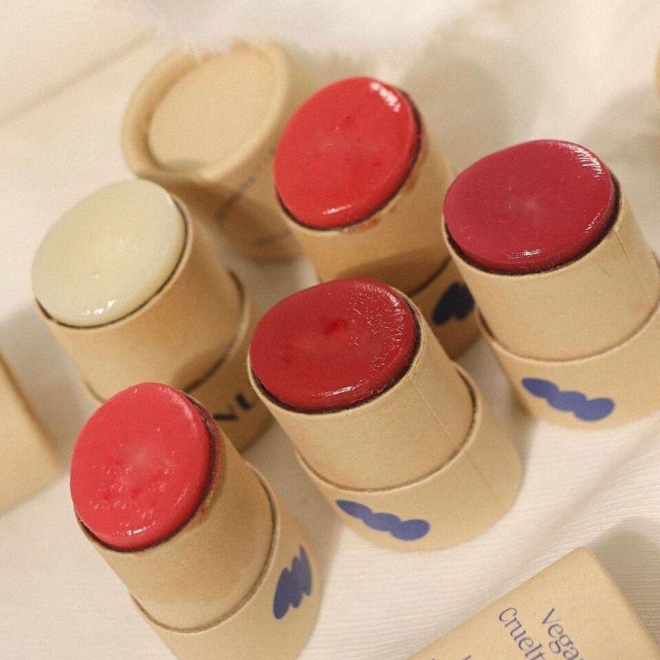 친환경 제주산 비건 립밤 애월립밤 5입 세트 + 타이벡파우치