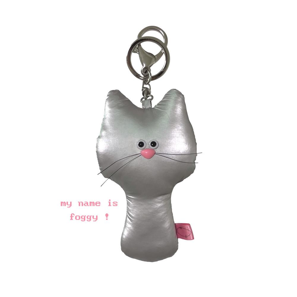 foggy keyring (handmade)