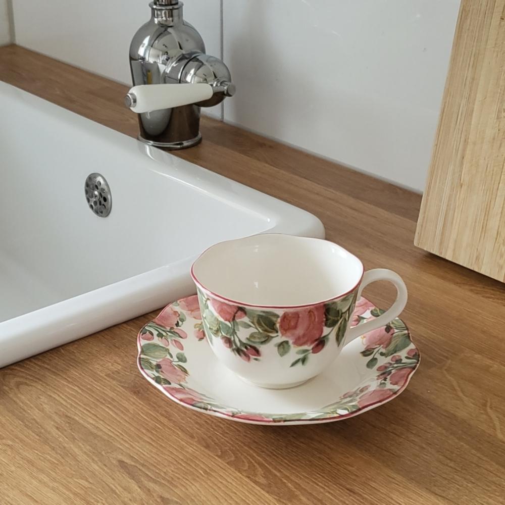 니코 프레셔스 찻잔 듀오 빈티지 앤틱브레첼