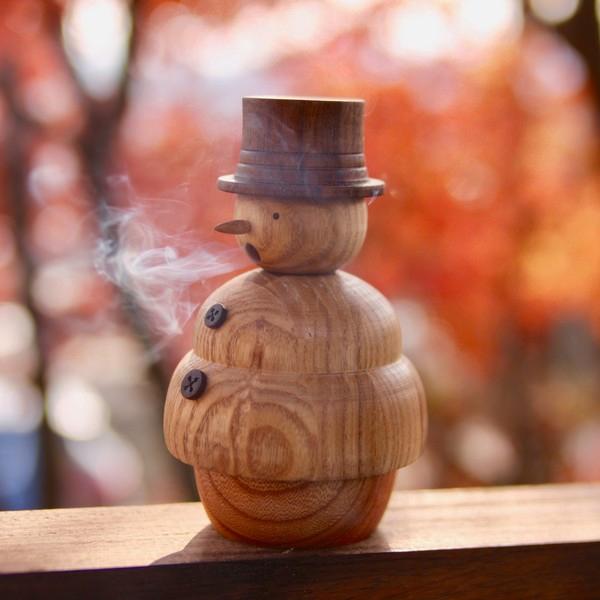 숨쉬는 눈사람 인센스홀더