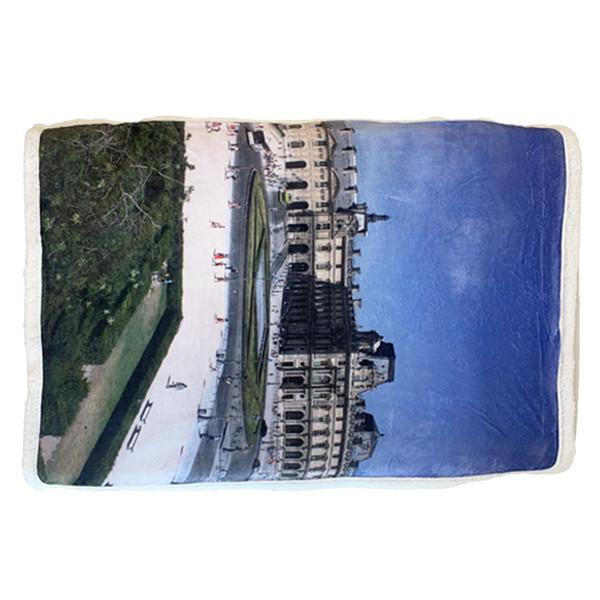 Paris musee du louvre, landscape blanket