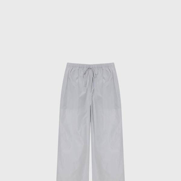 Silky banding pants (gray / beige / black)