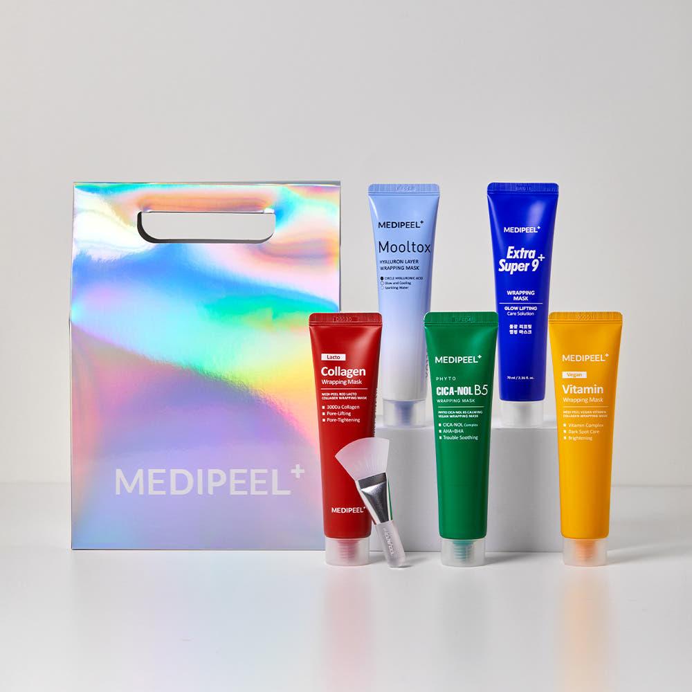 메디필 콜라겐 랩핑마스크 70ml 4종 택2 (+미니브러쉬, 기프트백 증정)