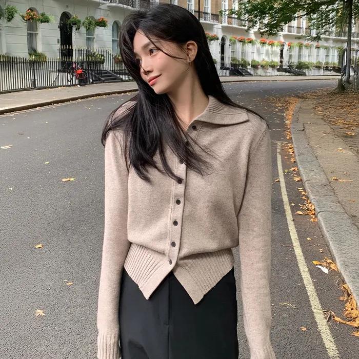 시에나 하이넥 울 가디건_베이지 / SIENNA HIGH NECK WOOL CARDIGAN_BEIGE