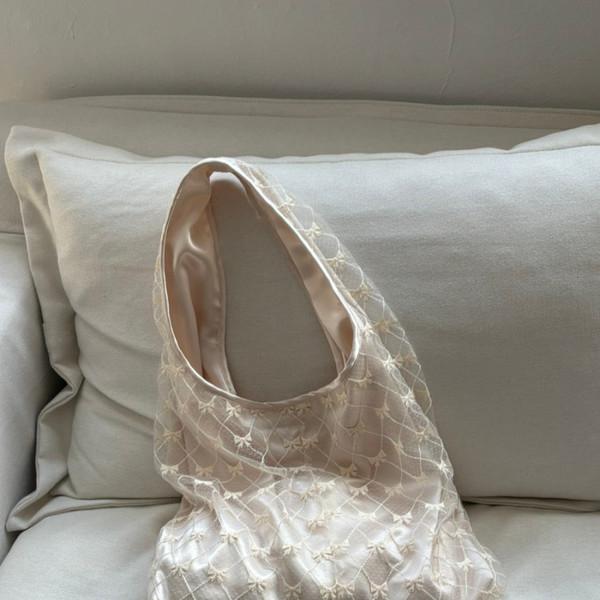 Satin Ribbon Tote Bag