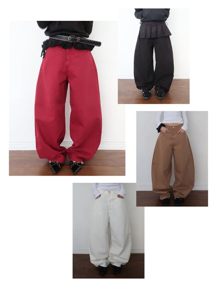 [MD pick!] 강추 (5 color) 커브드 빅 코튼 팬츠 Curved Big Cotton Pants