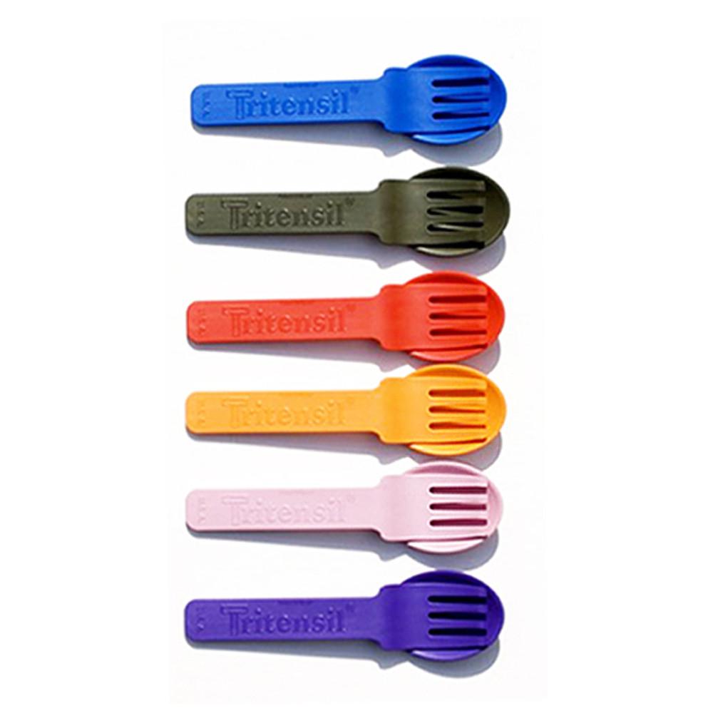트라이텐실 커트러리 휴대용 스푼 포크 캠핑 수저 나이프 미니