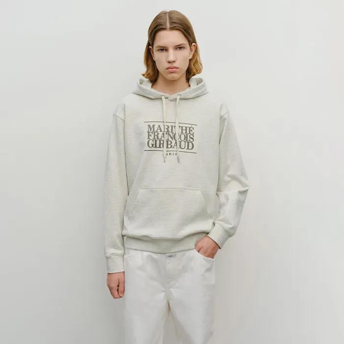 CLASSIC LOGO HOODIE oatmeal