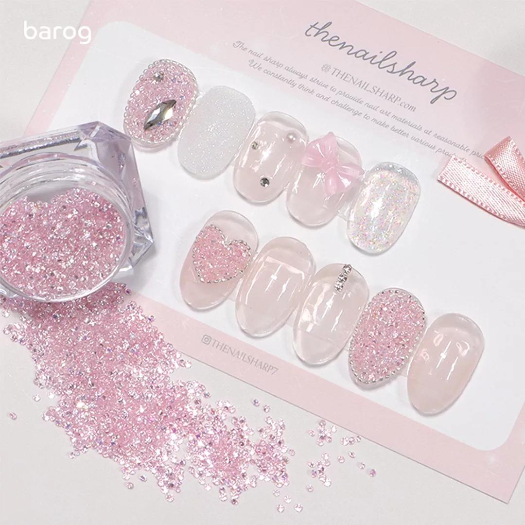 [더네일샵] 바로그 지르콘 픽시 라이트핑크 10g (1+1.3mmAB믹스) {10g}