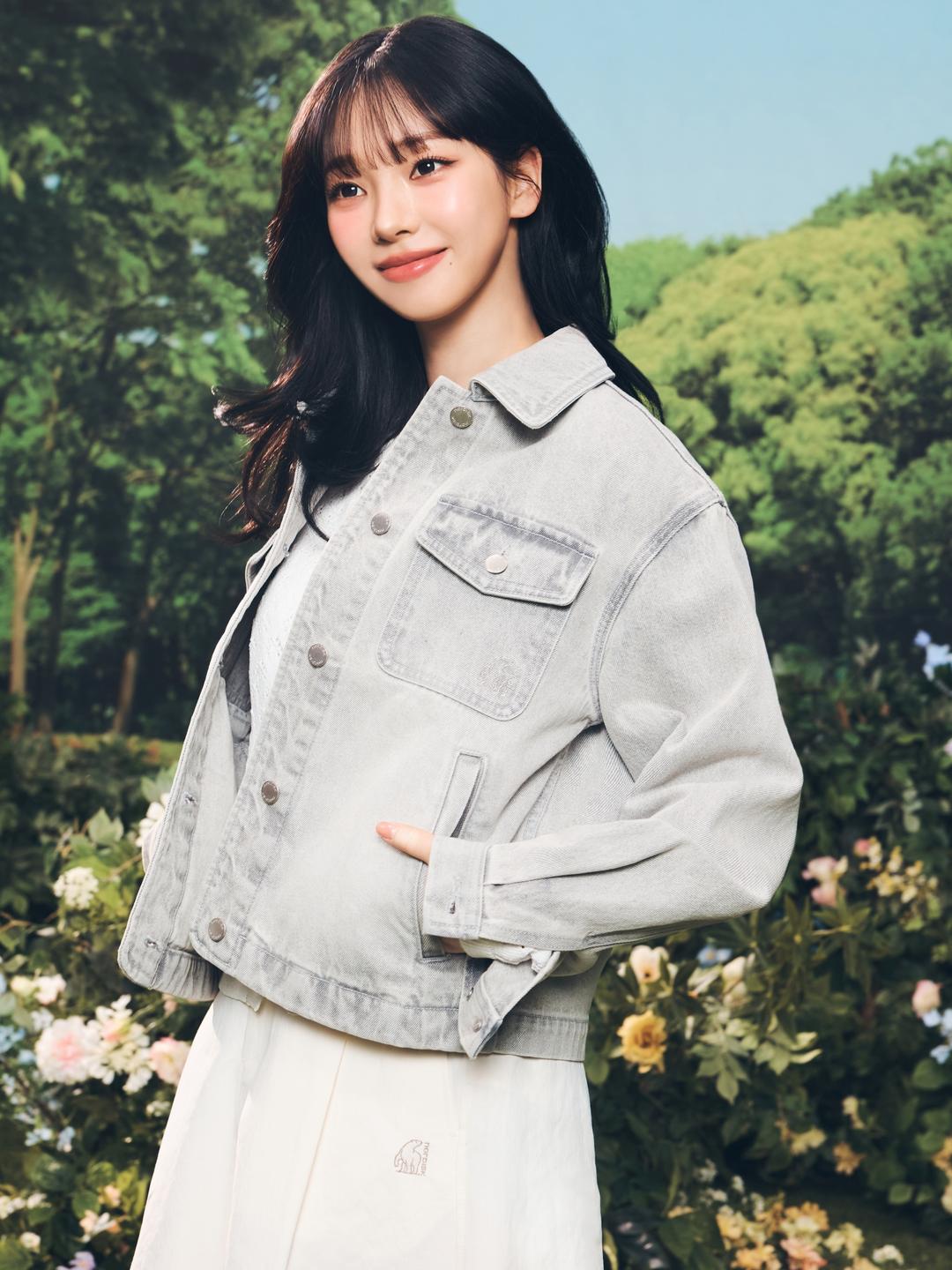 데님 자켓 - W (SHIMMER GREY)