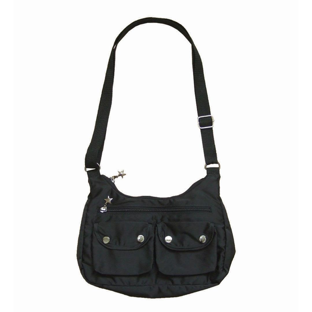 Star cloud sling bag _ Black