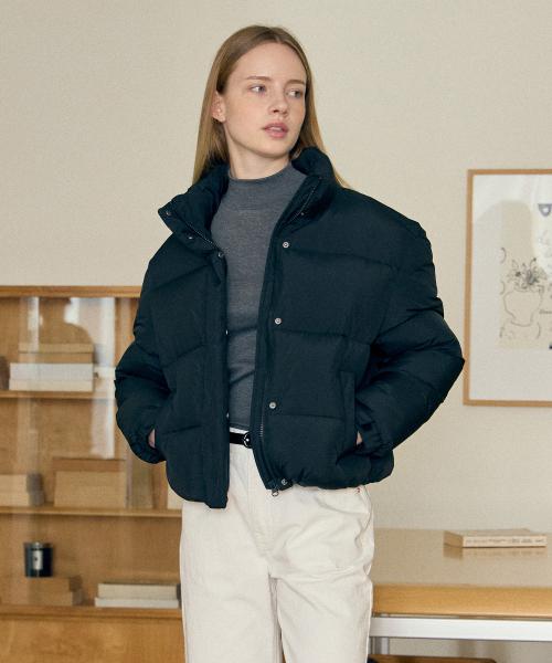 여성 데일리 웰론 패딩 점퍼 블랙 LZPJ7201