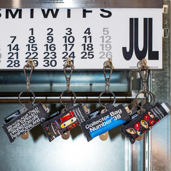 Pot Graphic Keyring – Charcoal / 4 Types