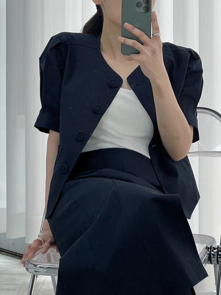 트루 린넨 자켓 | 2 COLOR