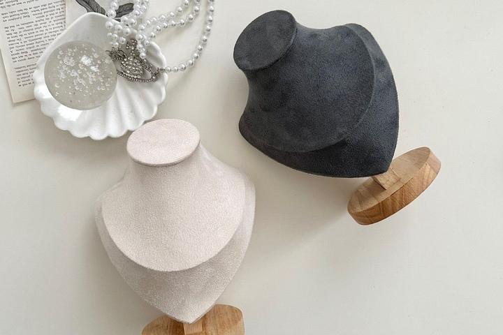 목걸이 마네킹 원목 목걸이거치대 목상 소