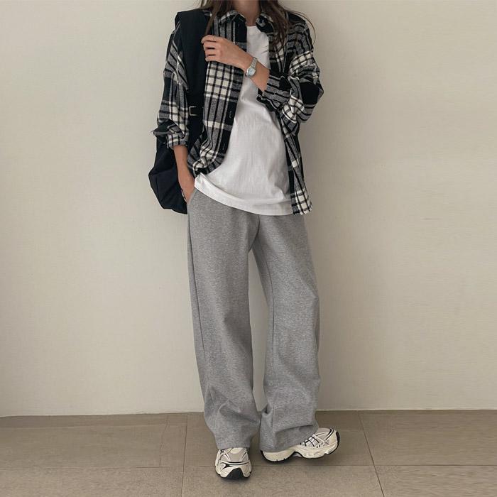 [라벨D]와이드 데일리 트레닝 팬츠*임부복