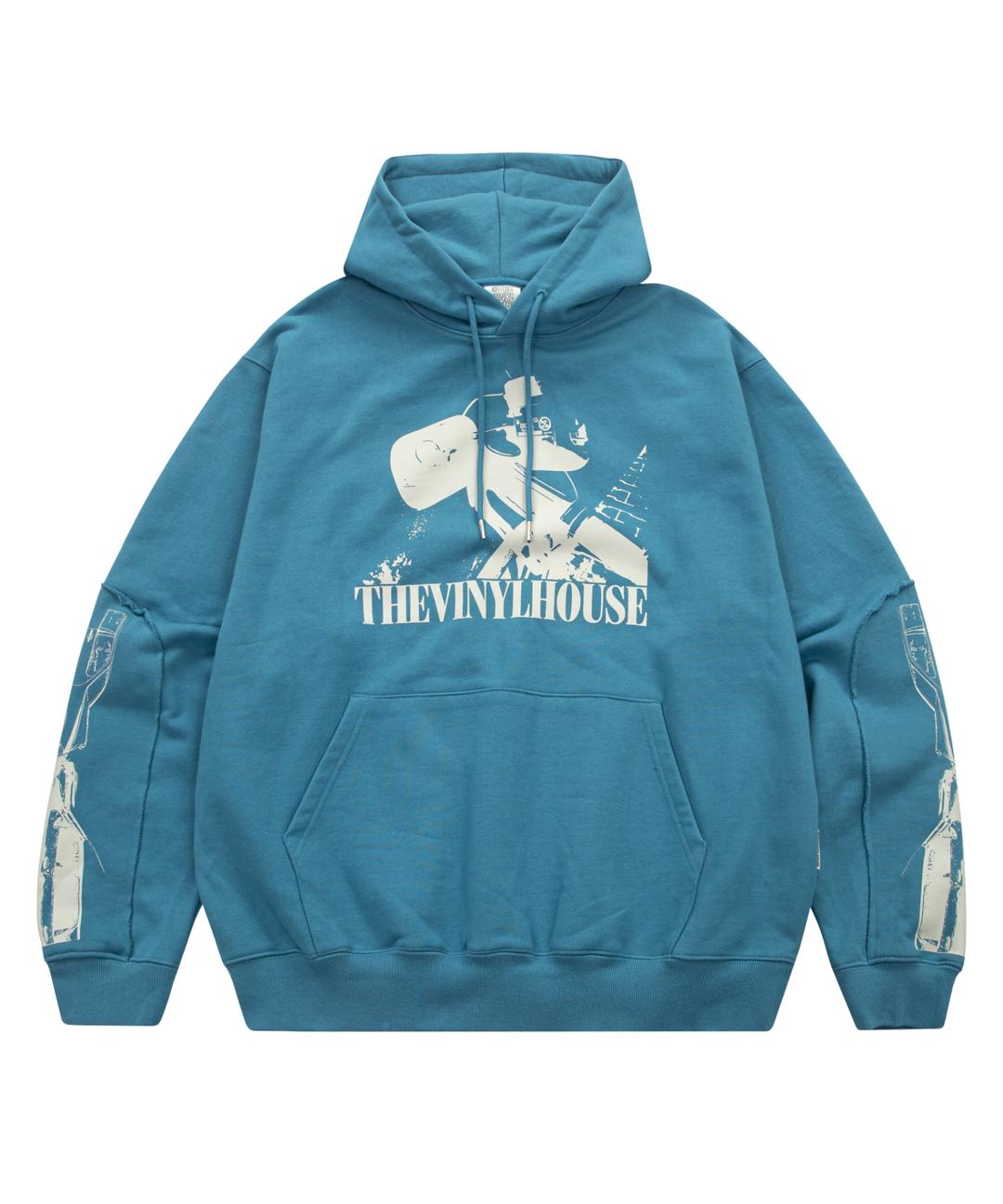 TRAFFIC ACCIDENT HOODIE BLUE (VH2DFUM405A)