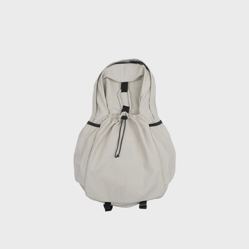 mmo backpack nylon slub / greige
