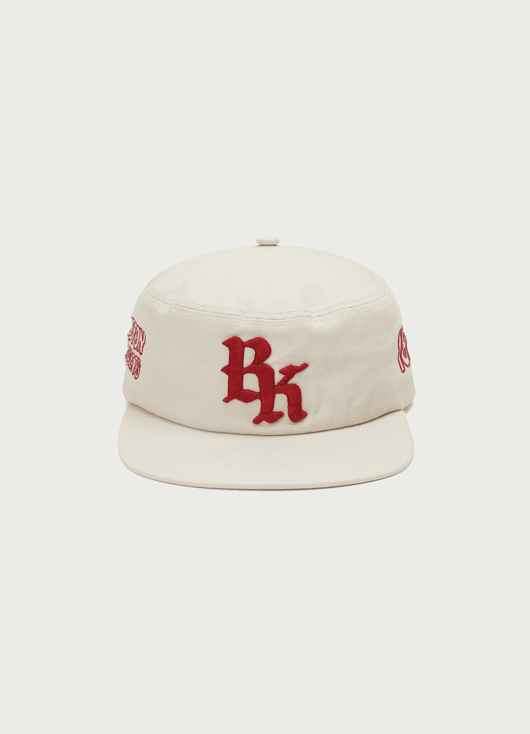 BK LOGO PILLBOX HAT _ IVORY