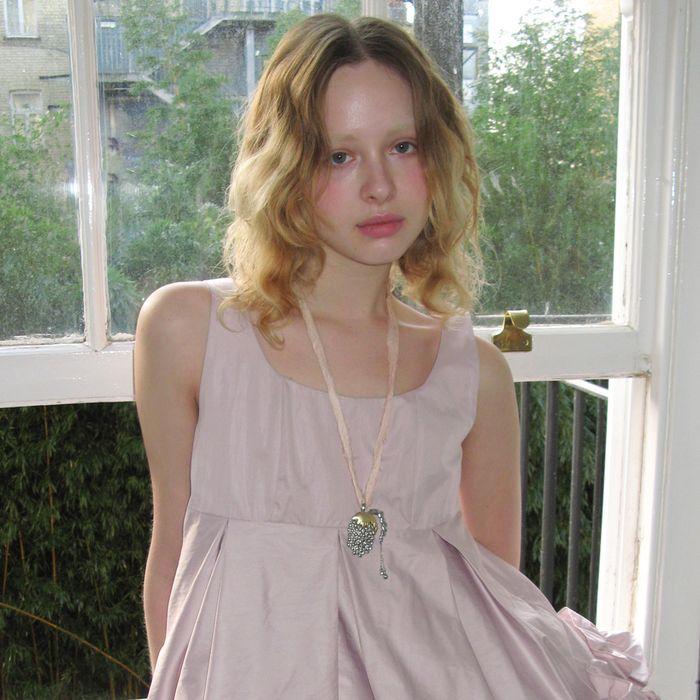 Dangling Grape Necklace (Silver Gold)