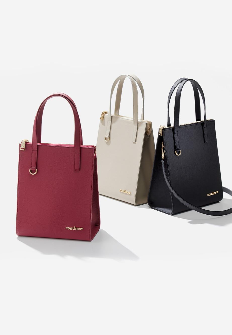 어반 데이백 M [스톤블랙,베이지,체리레드]