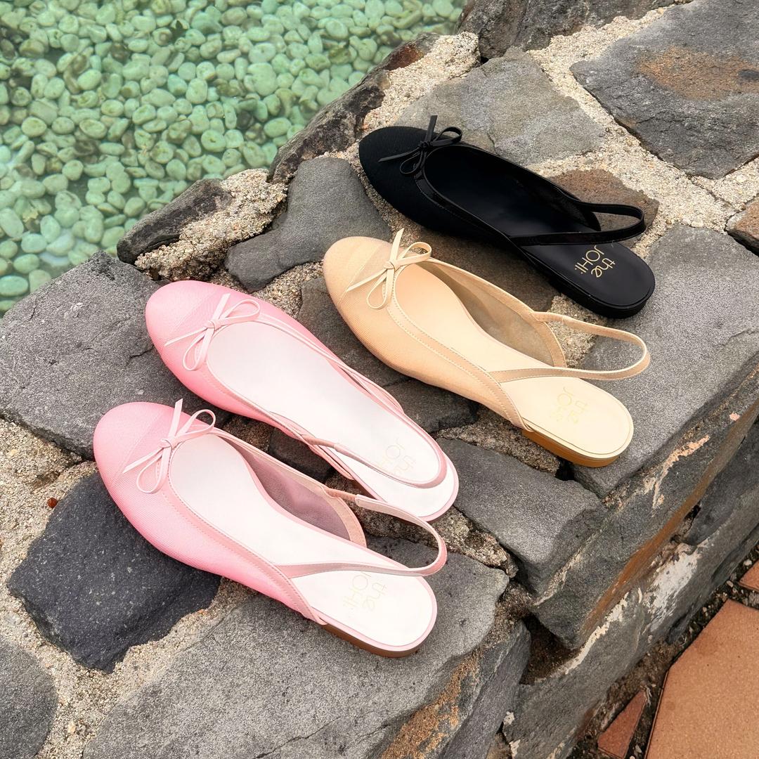 Mesh Ribbon Slingback_3 Colors