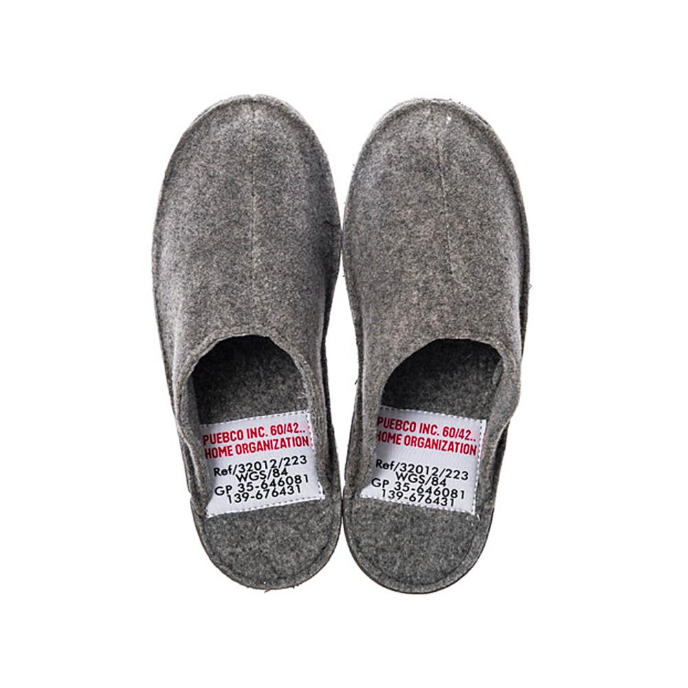 [푸에브코][PUEBCO] ROOM SLIPPER L.GREY / S, L / 룸슬리퍼 / 실내화