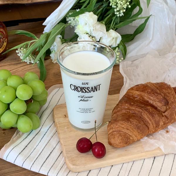 [아포엘] croissant glass cup
