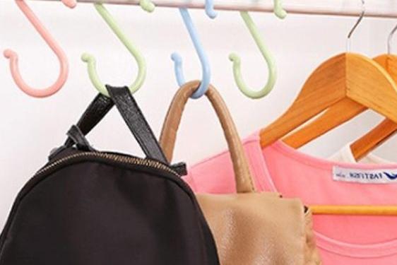 욕실 컬러 수건걸이 S자 후크 행거 바지걸이 에스고리 다용도 고리