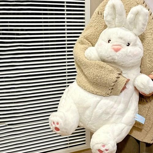 핑크 젤리 대형 토끼 인형 바디필로우 쿠션 3size