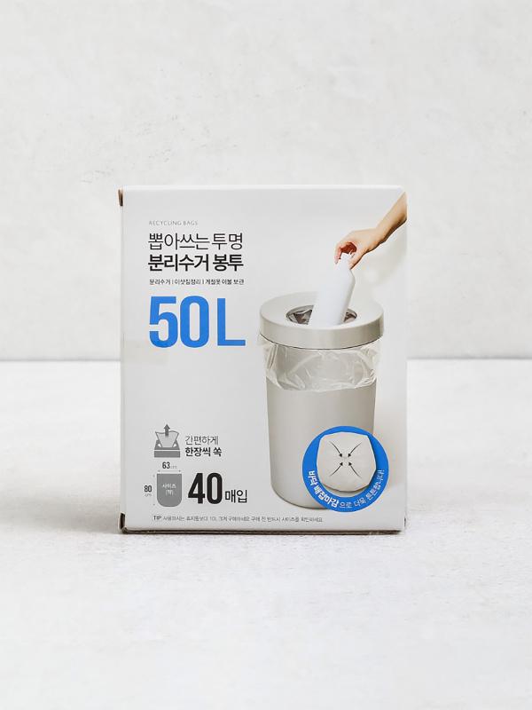 뽑아 쓰는 분리수거 봉투 63X80cm 40매입