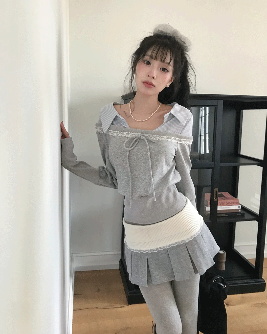 [ 코지그레이🩶 ] 그랏츠 오프 ST 레이어 TOP