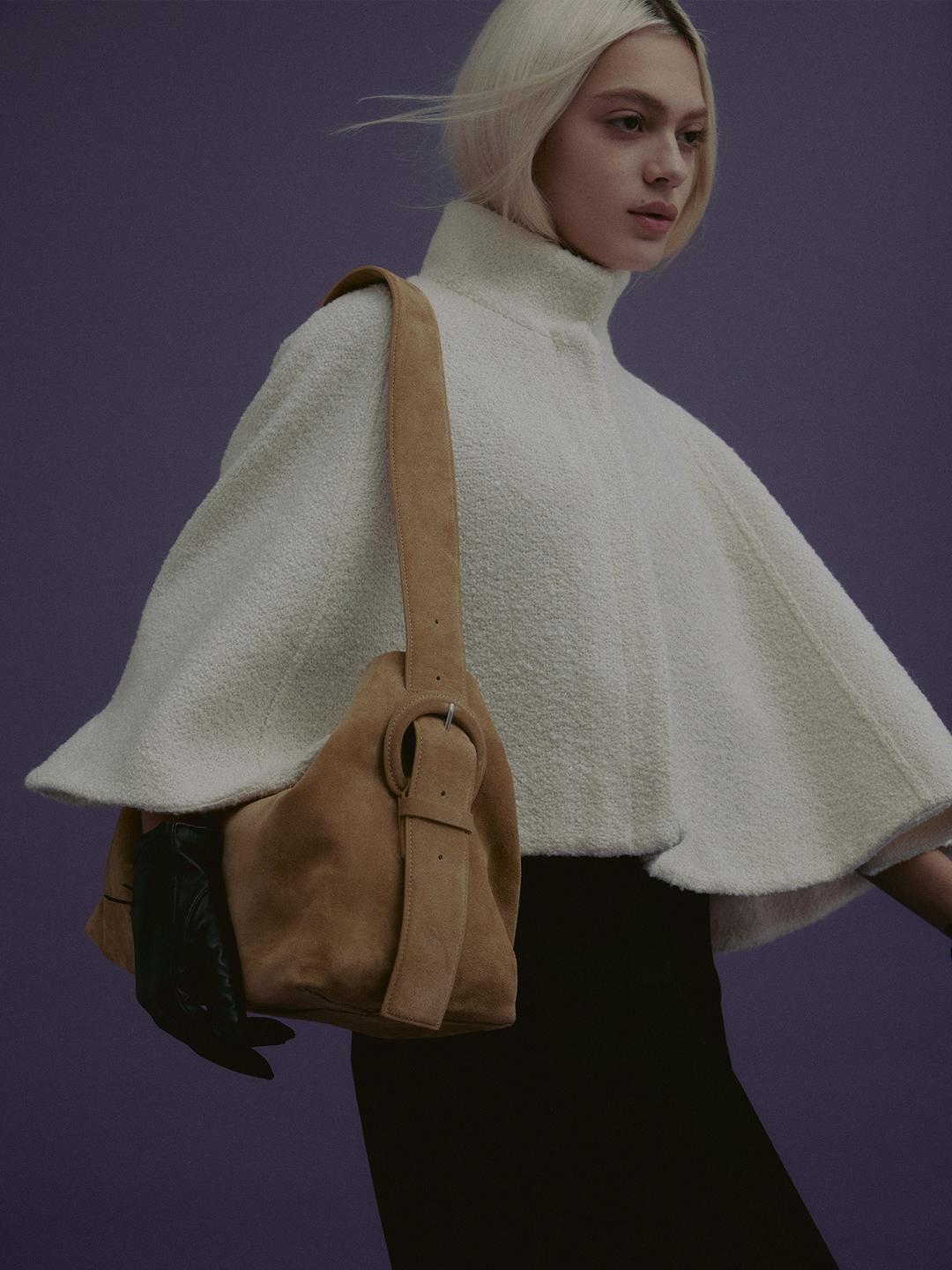 Aust Suede Bag (Suede Beige)