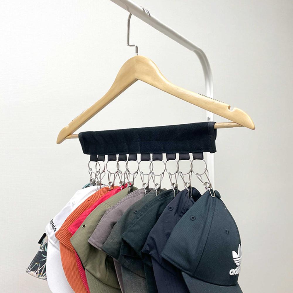 모자걸이 만능집게 양말걸이 고리형 봉집게 모자거치대 홀더 수납