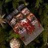 winter santa pouch