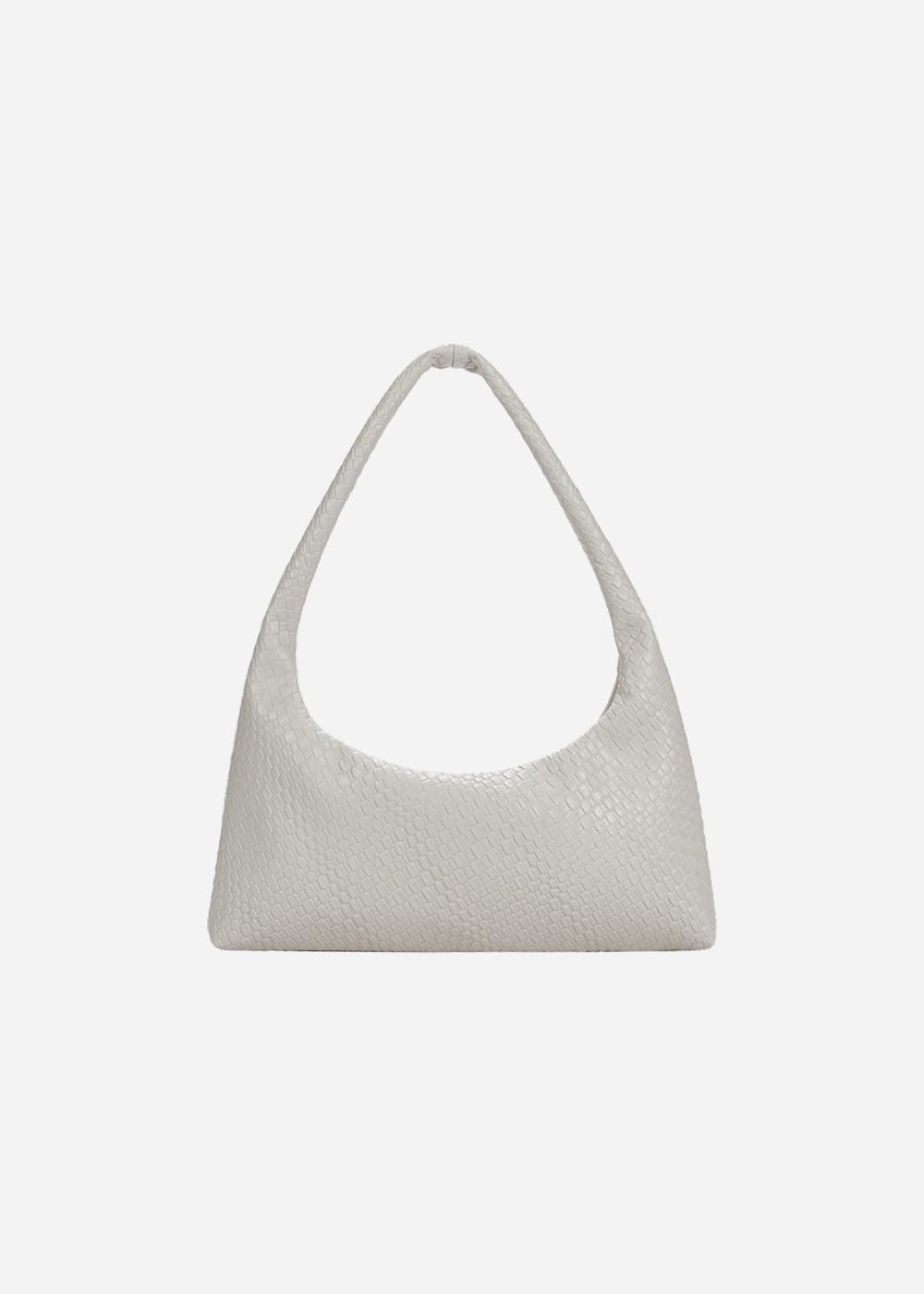 Cross Body Slouchy Hobo Bag Latte Ivory