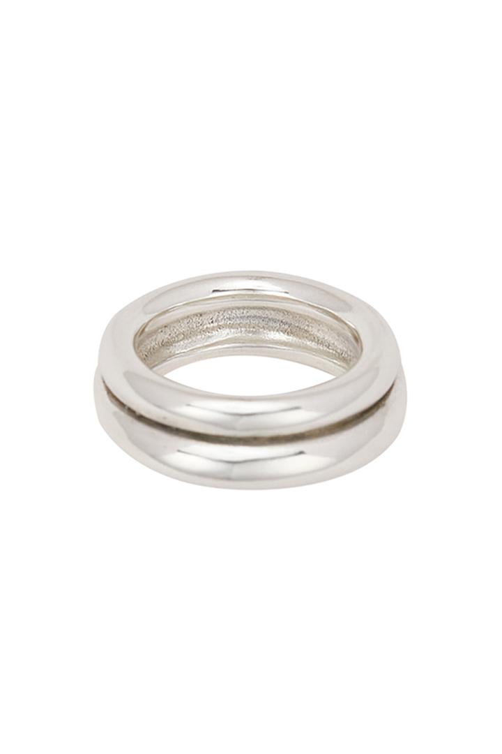 Double donut ring(Silver)