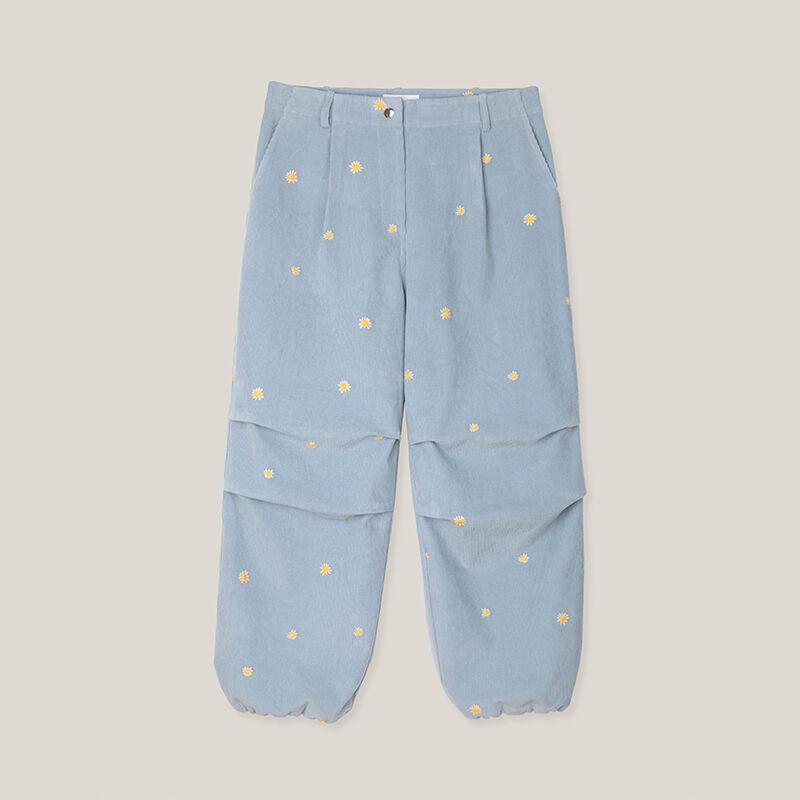 airing made/ corduroy military pants (vintage flower)